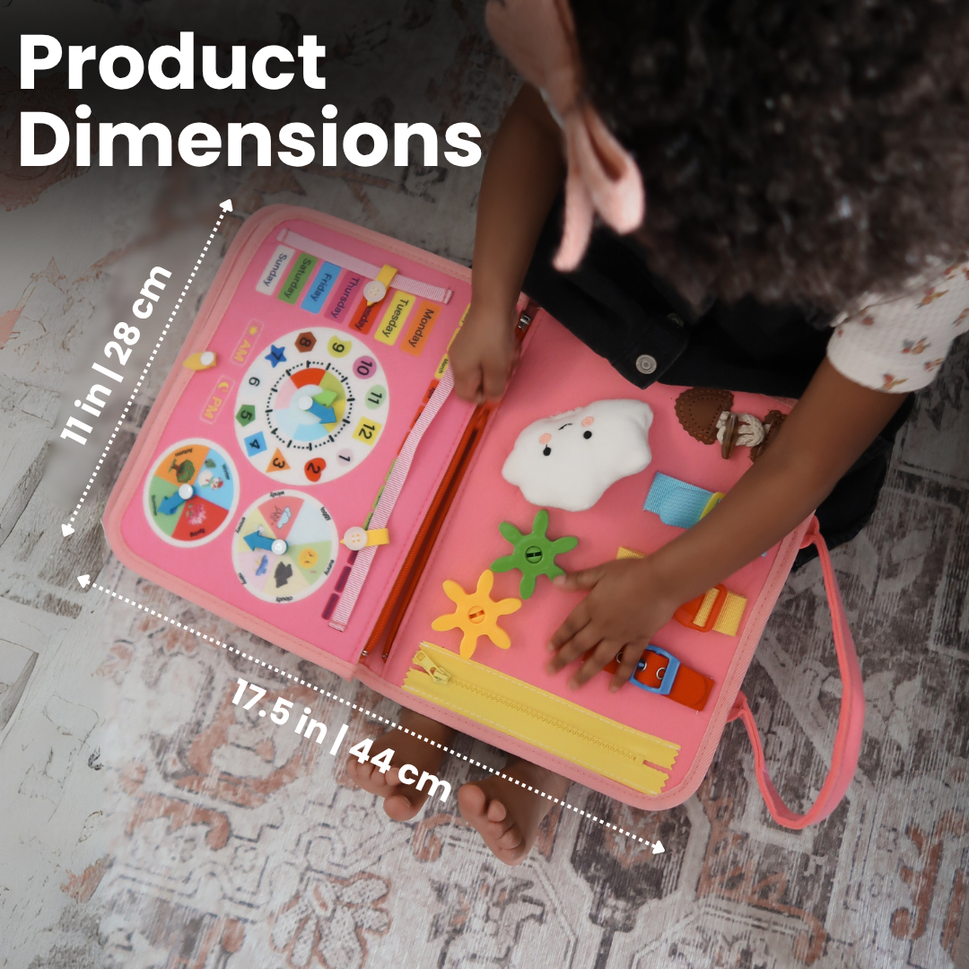 Kiddla™ Tablero de actividades Montessori