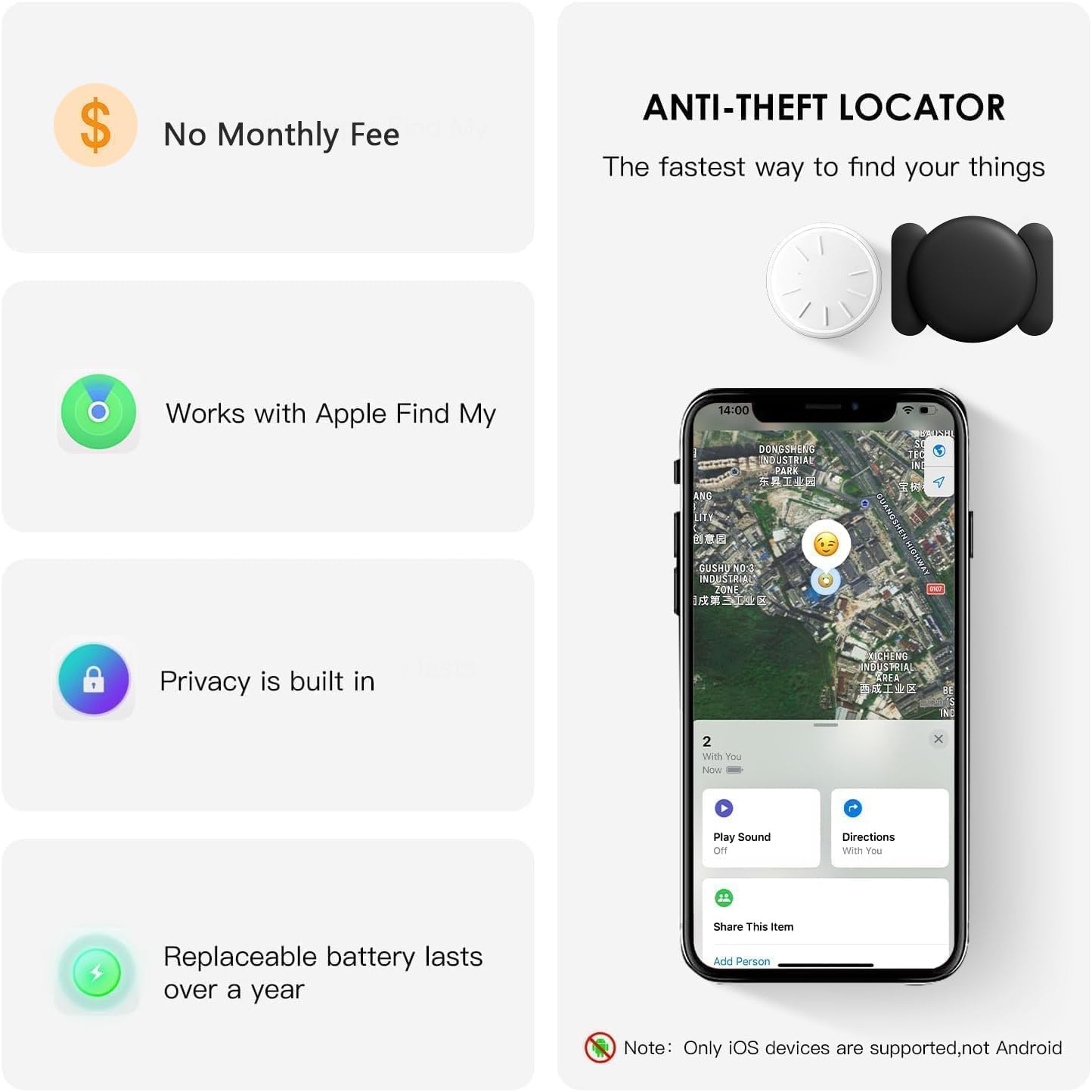 TrackGo Pro™ | Invisible Tracking Device For Both Apple and Android