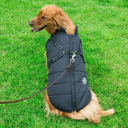 WarmPup™ - Waterproof Winter Jacket with Built-in Harness
