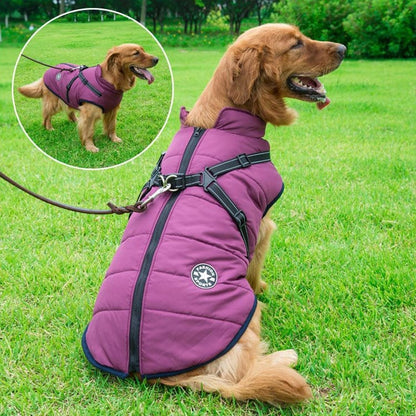 WarmPup™ - Waterproof Winter Jacket with Built-in Harness