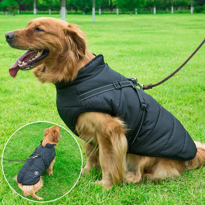 WarmPup™ - Waterproof Winter Jacket with Built-in Harness