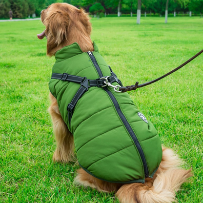 WarmPup™ - Waterproof Winter Jacket with Built-in Harness