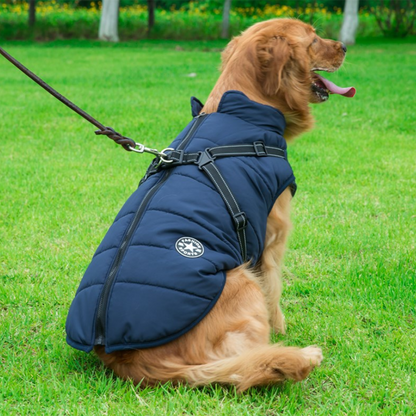 WarmPup™ - Waterproof Winter Jacket with Built-in Harness